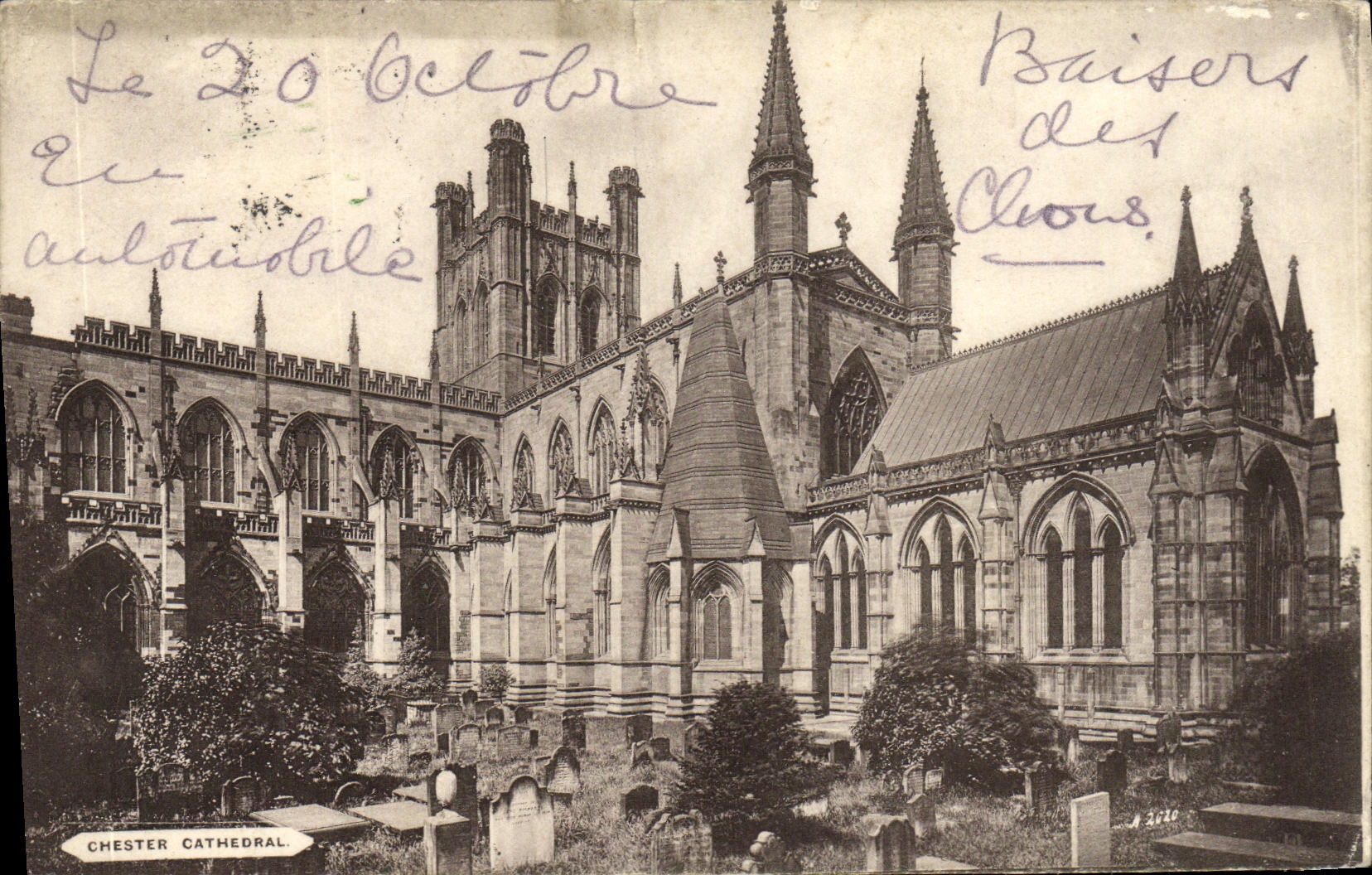 VINTAGE POSTCARD Chester Cathedral
