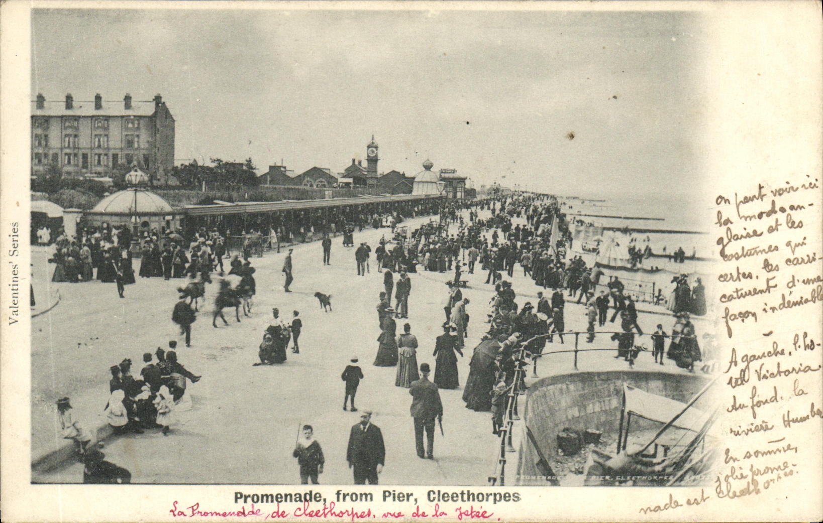 VINTAGE POSTCARD Walk From Pier Cleethorpes