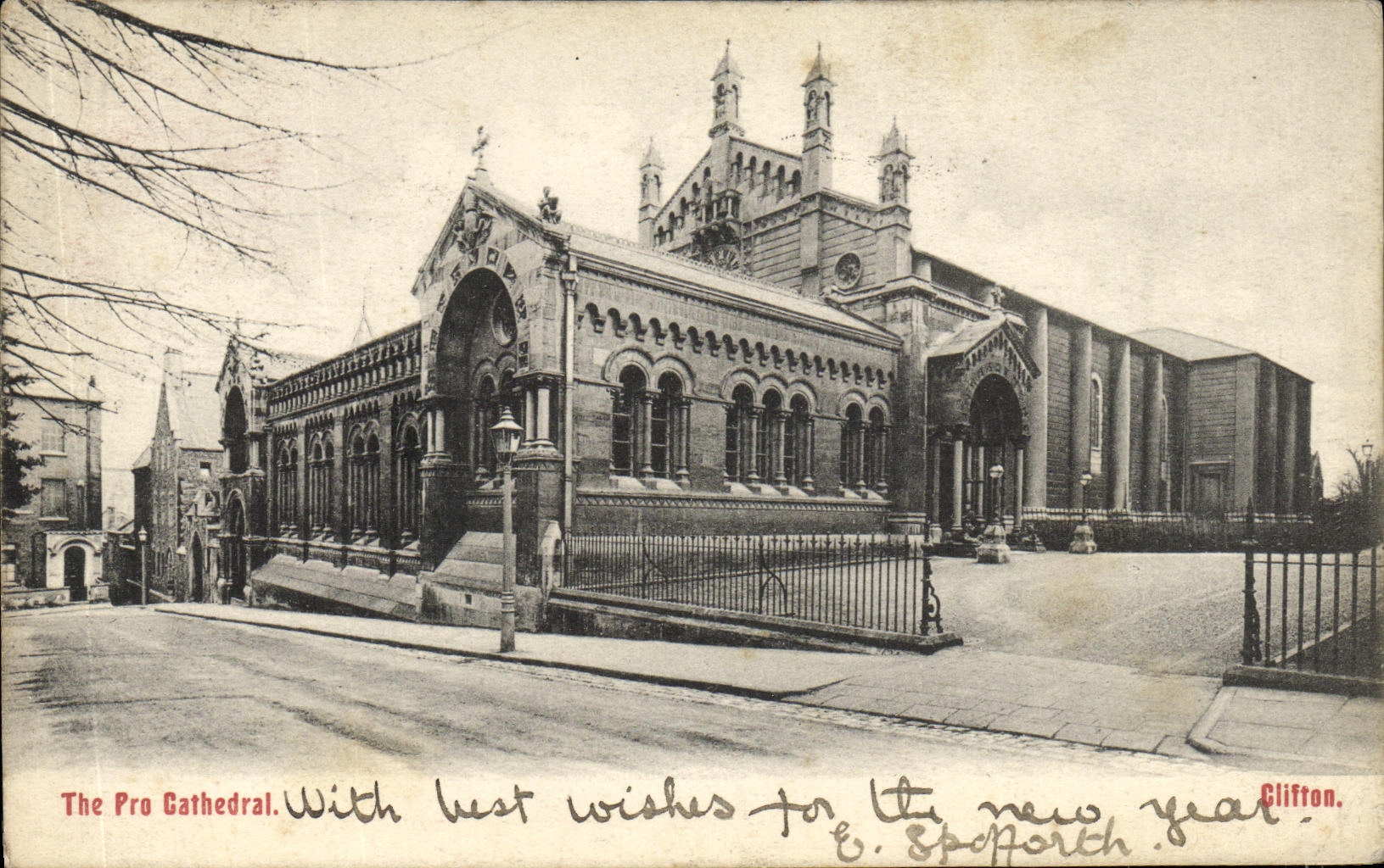 VINTAGE POSTCARD Cliften The Pro Cathedral