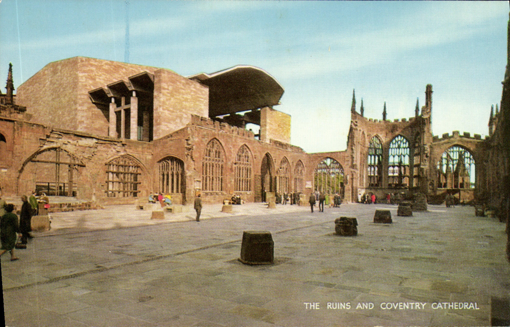 MODERN CARD Coventry Cathedral The Ruins