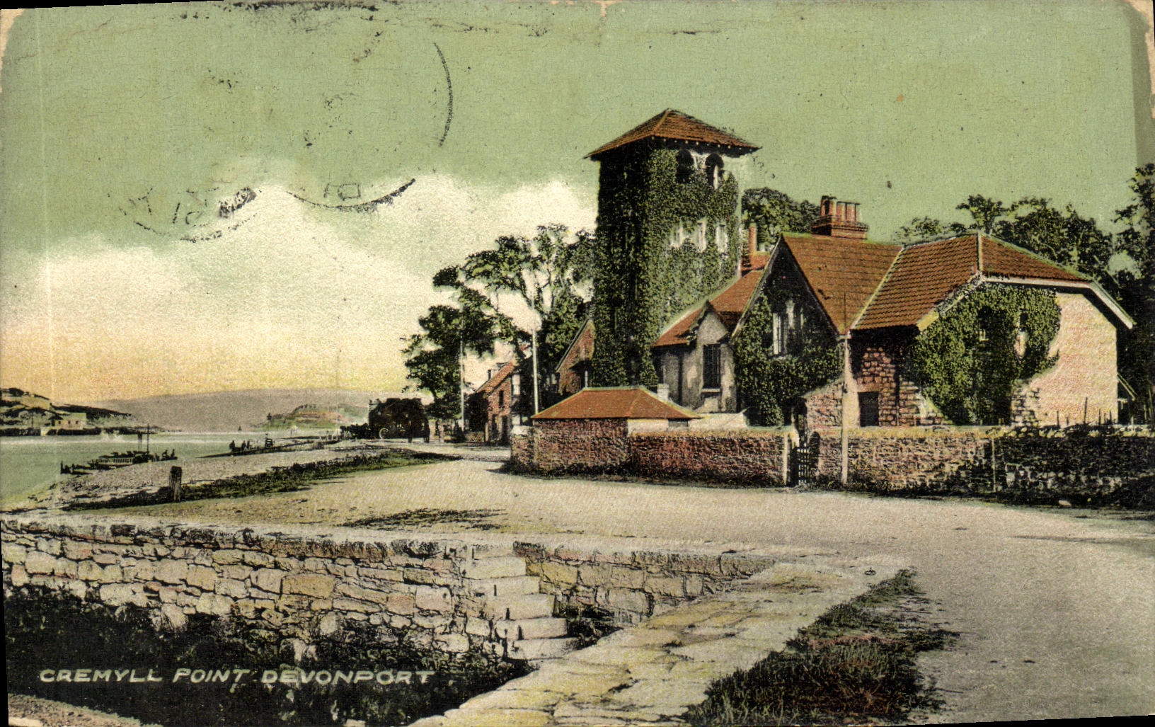 VINTAGE POSTCARD Cremyll Not Devonport