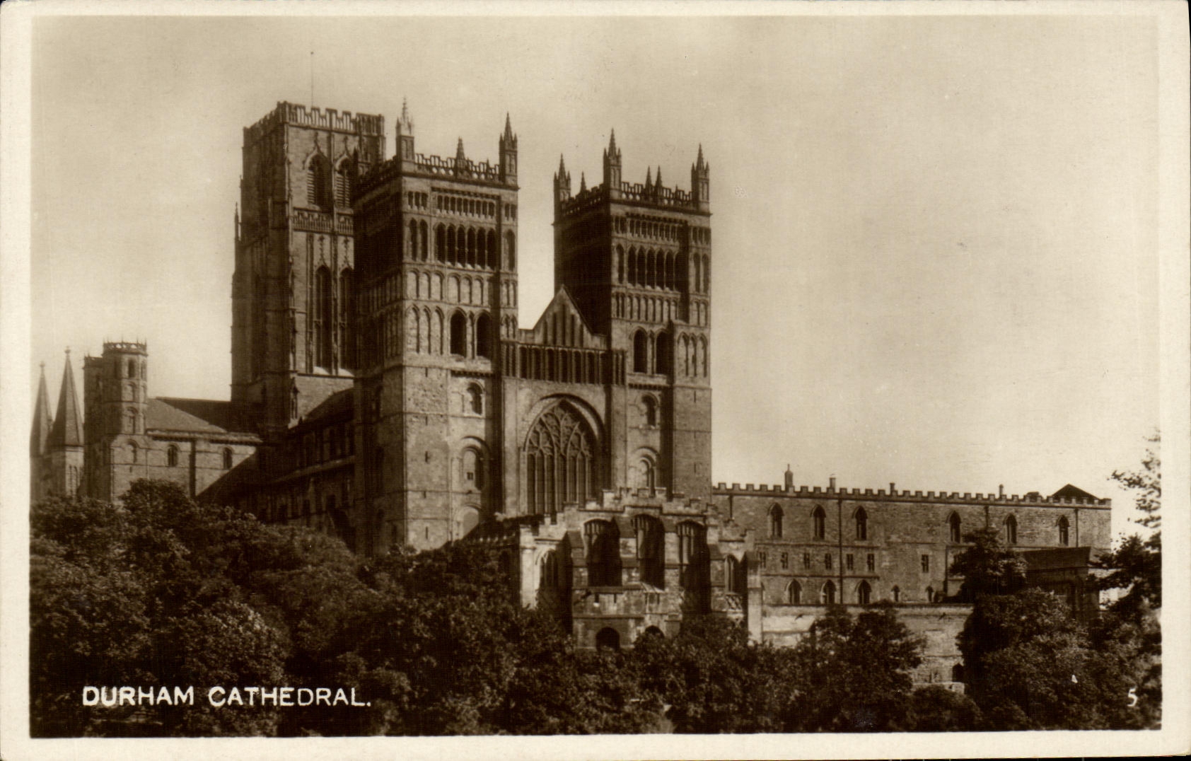 VINTAGE POSTCARD Durham Cathedral