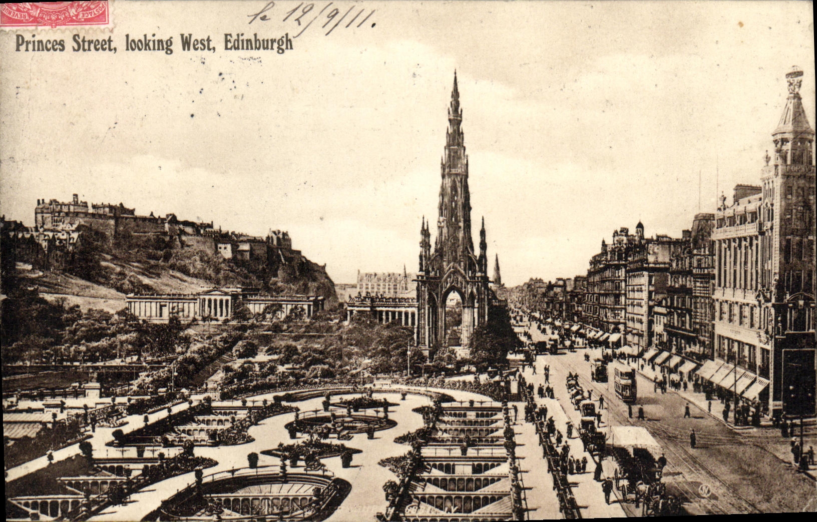 CPA Princes Street Looking West Edinburgh