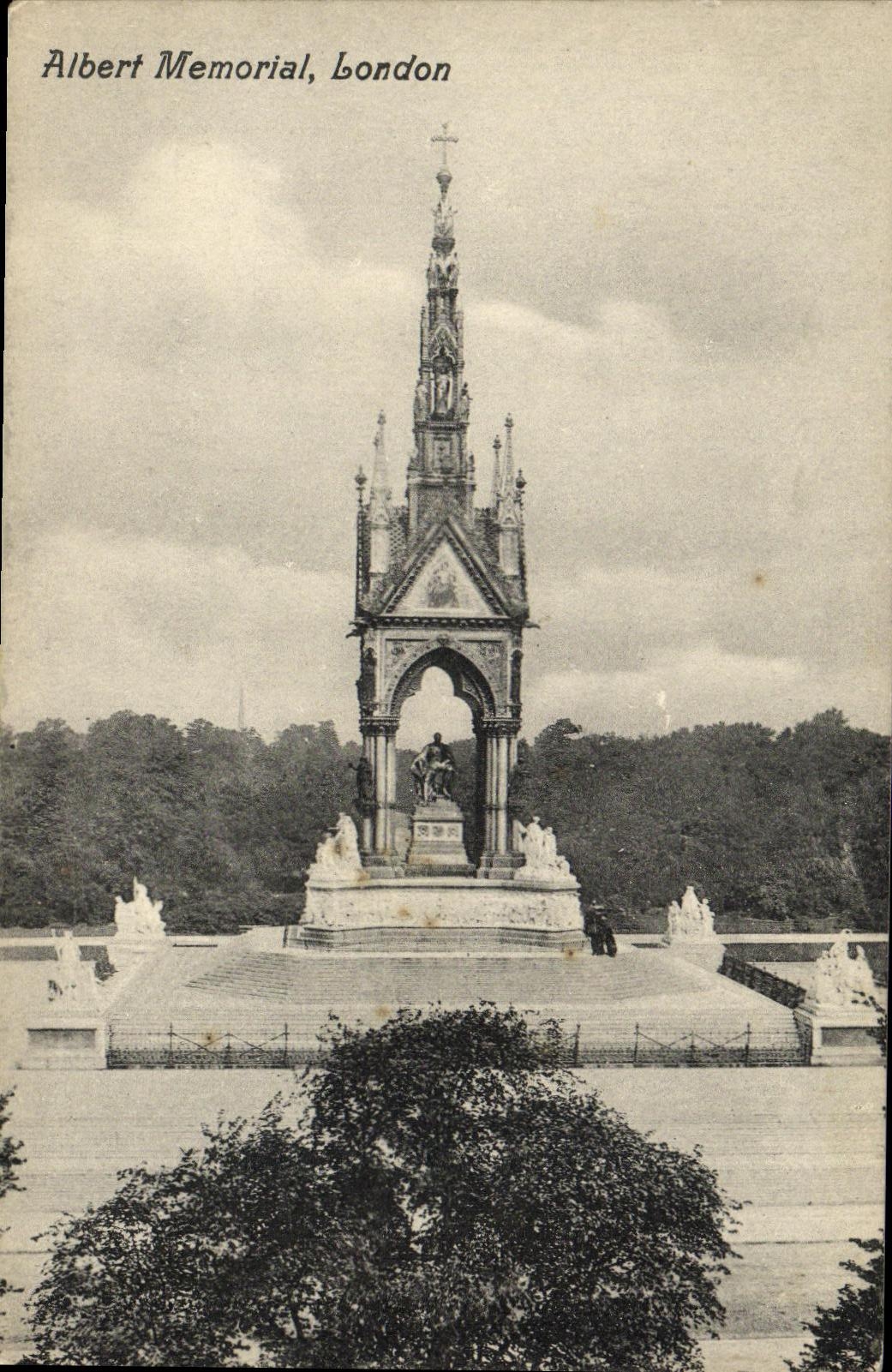 CPA London Albert Memorial