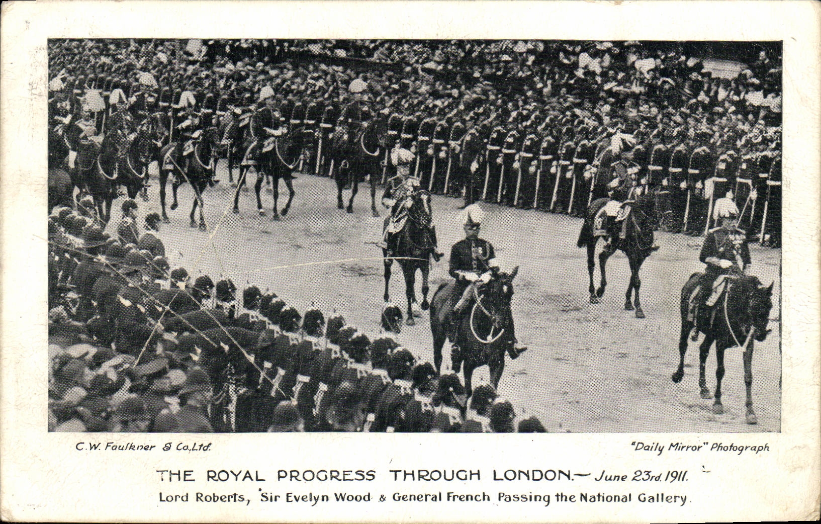 CPA London The Royal Progress Through London 1911