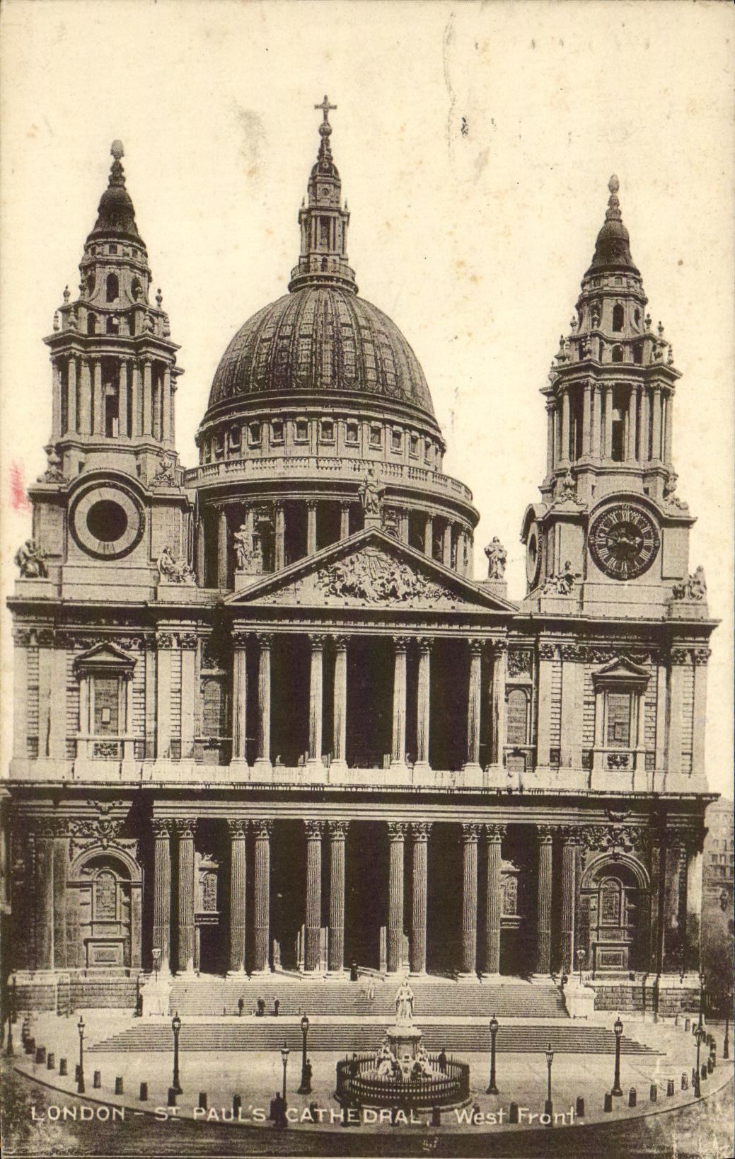 CPA London St Paul s Cathedral West Front