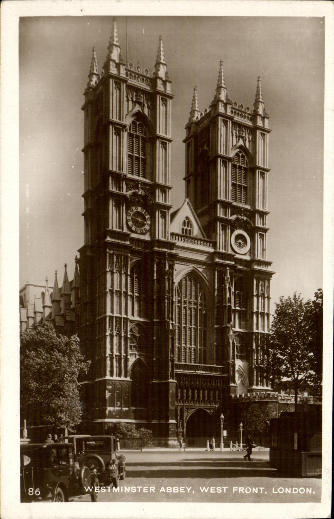 CPA London Westminster Abbey West Front