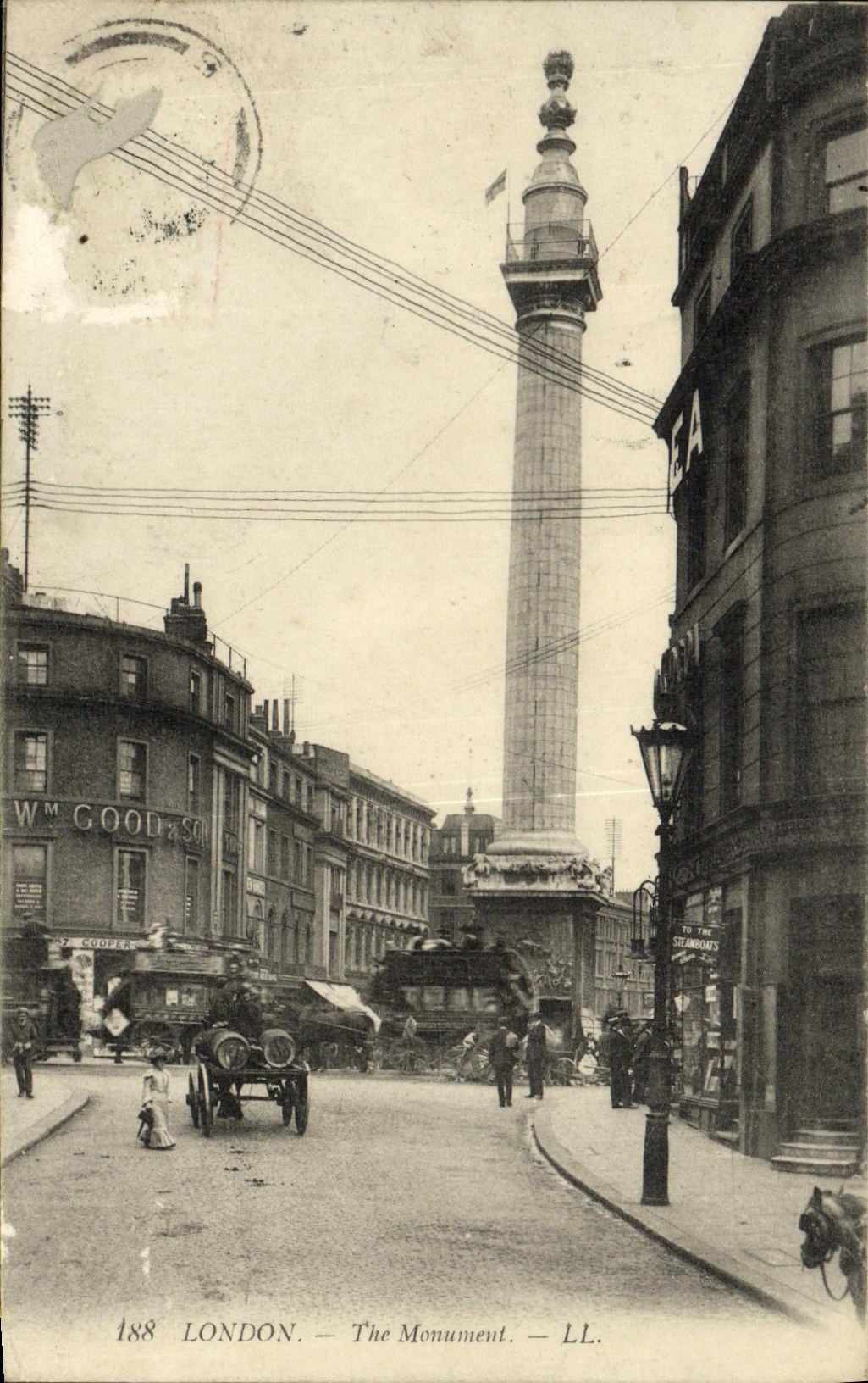 CPA London The Monument 