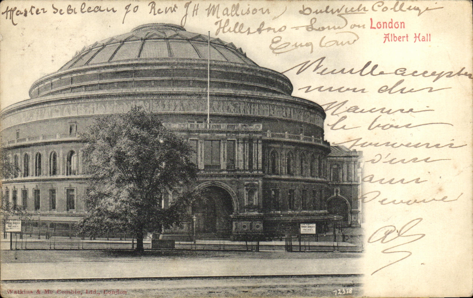 CPA London Albert Hall 