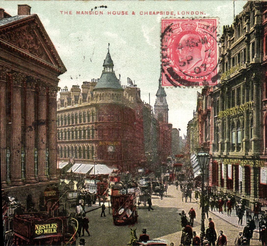 CPA The Mansion House Cheapside London