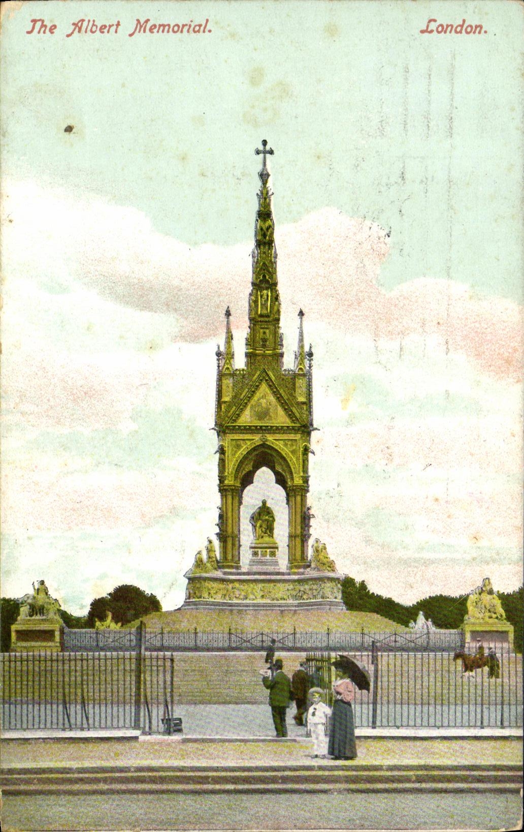 CPA The Albert Memorial London 
