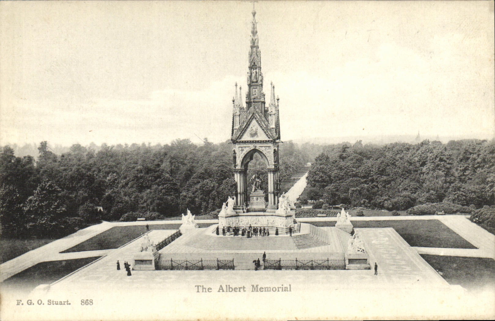 CPA The Albert Memorial London 