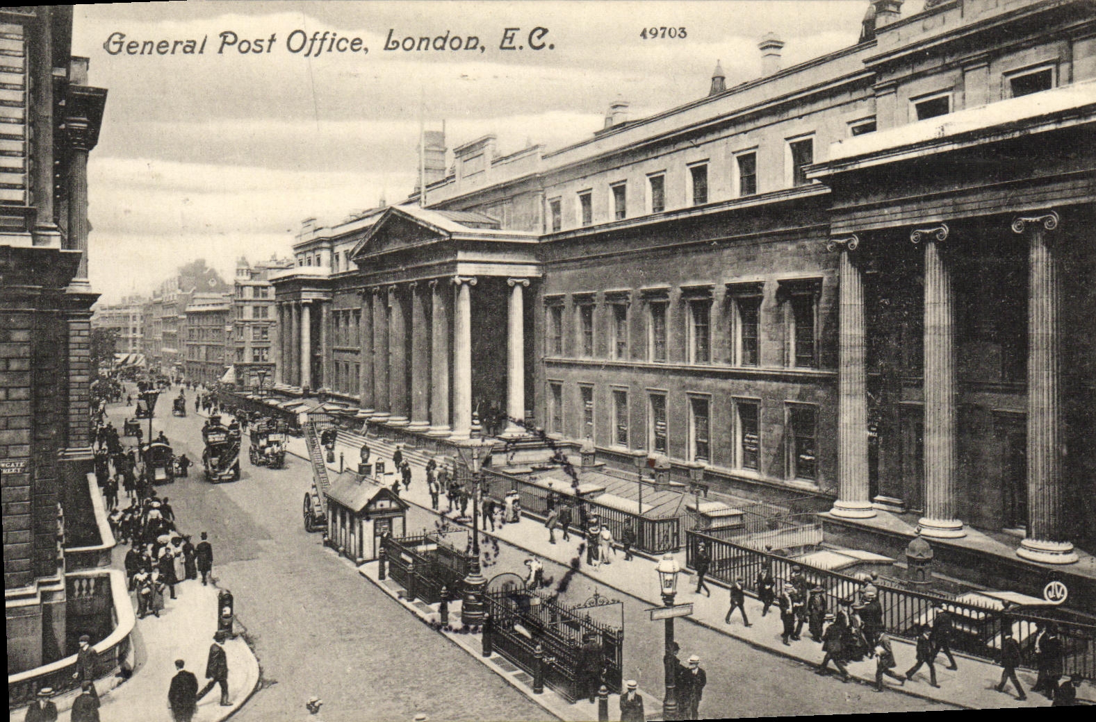 VINTAGE POSTCARD General London Post Office