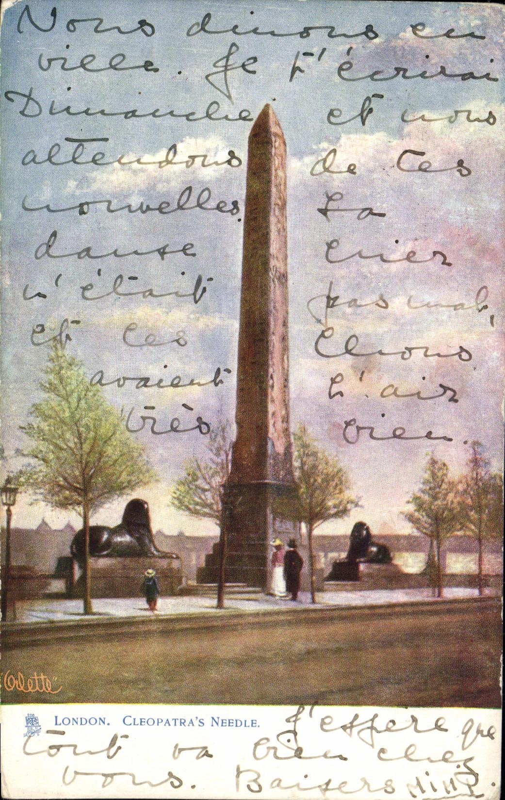 CPA London Cleopatra s Needle