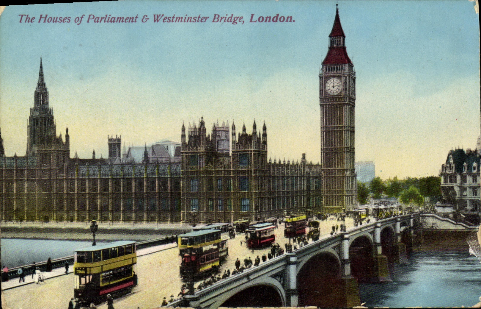 CPA London The Houses Of Parliament Westinster Bridge