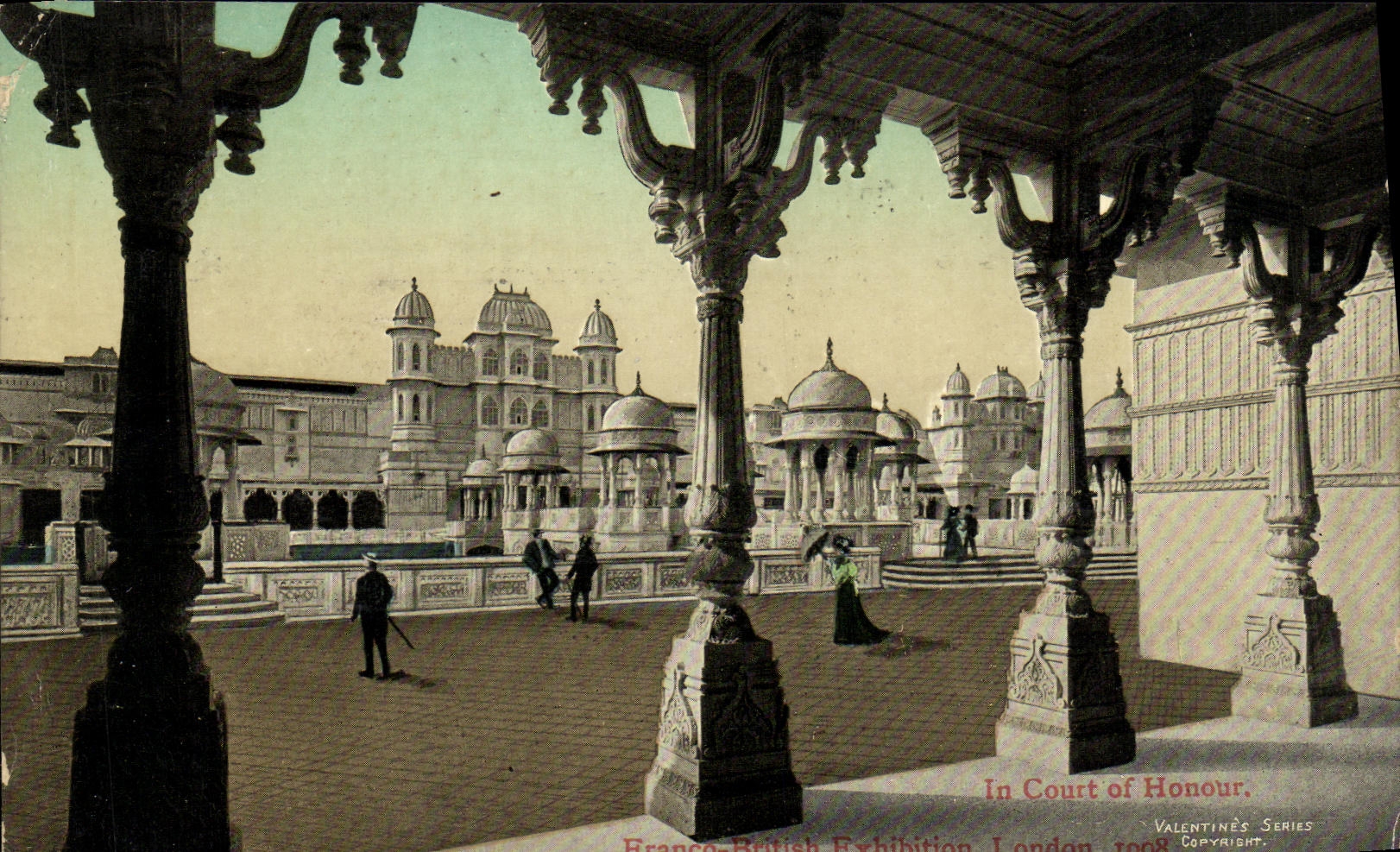 CPA London In Court of Honour Franco British exhibition 1908