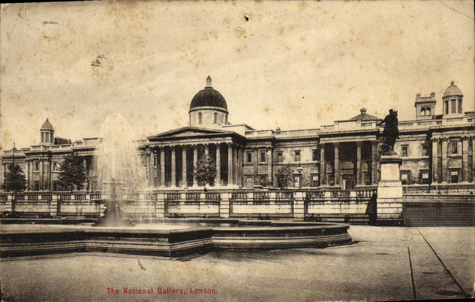 CPA The National Gallery London 