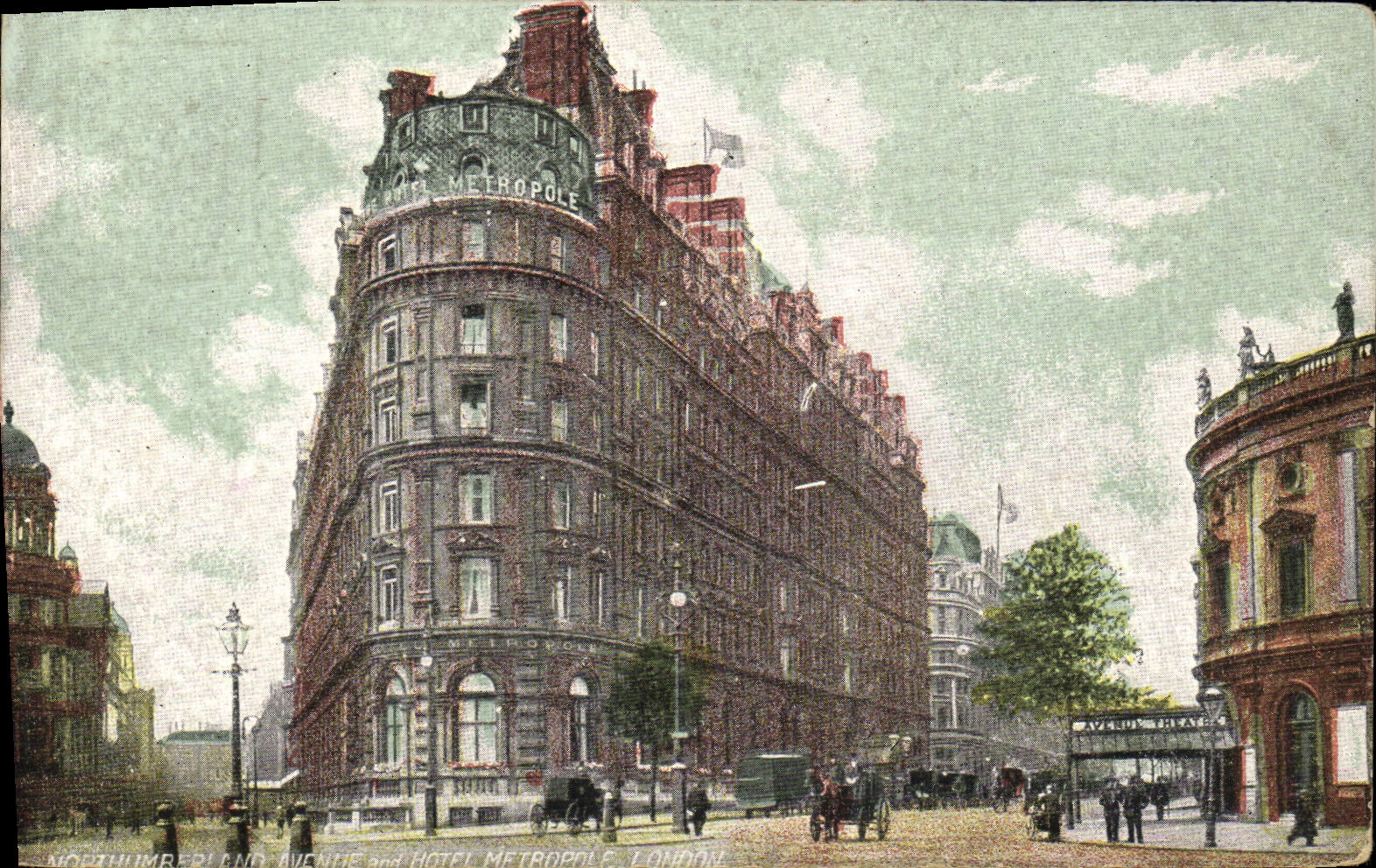 CPA London Northumberland Avenue and hotel Metropole