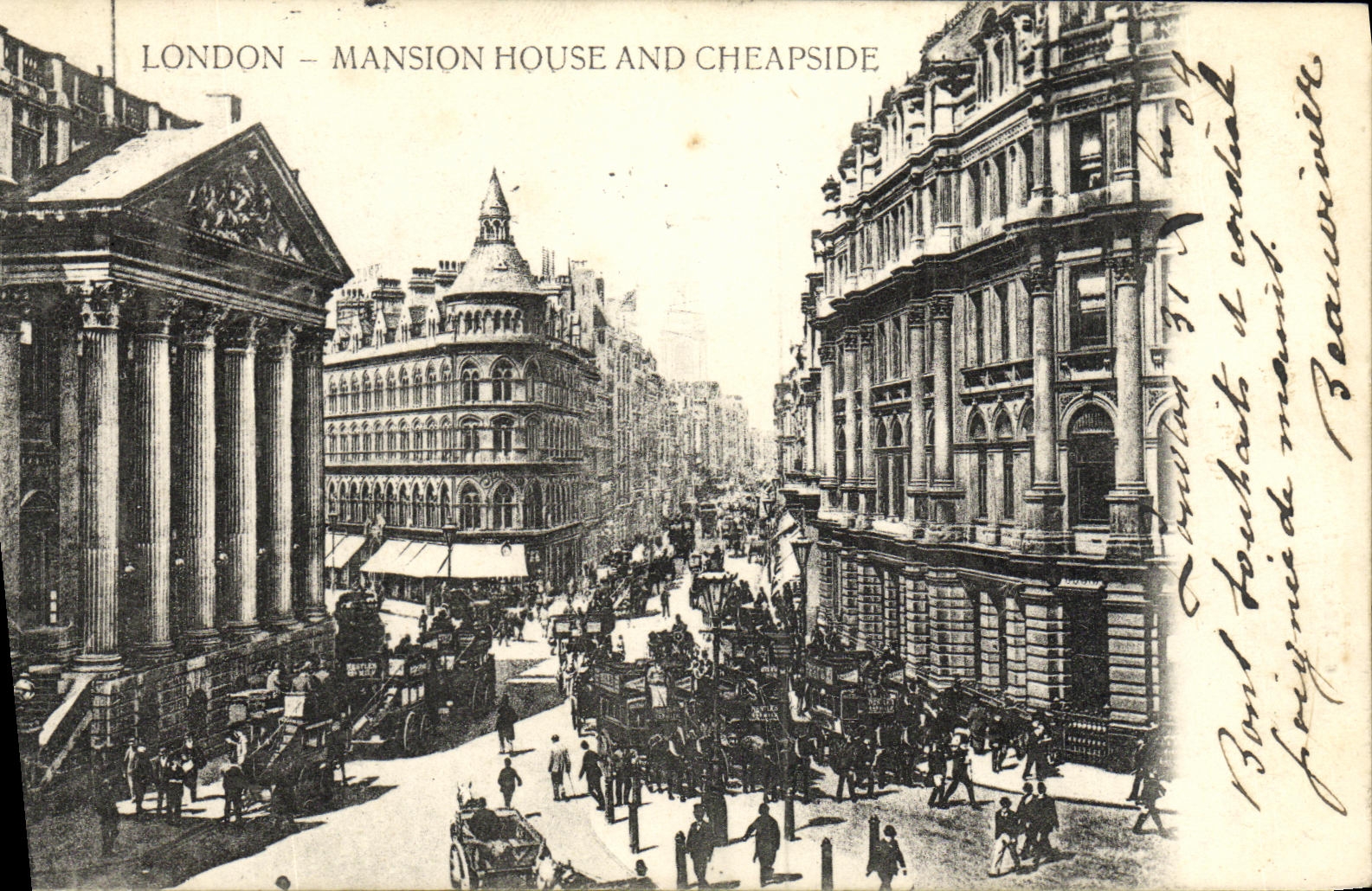 CPA London Mansion House And Cheapside