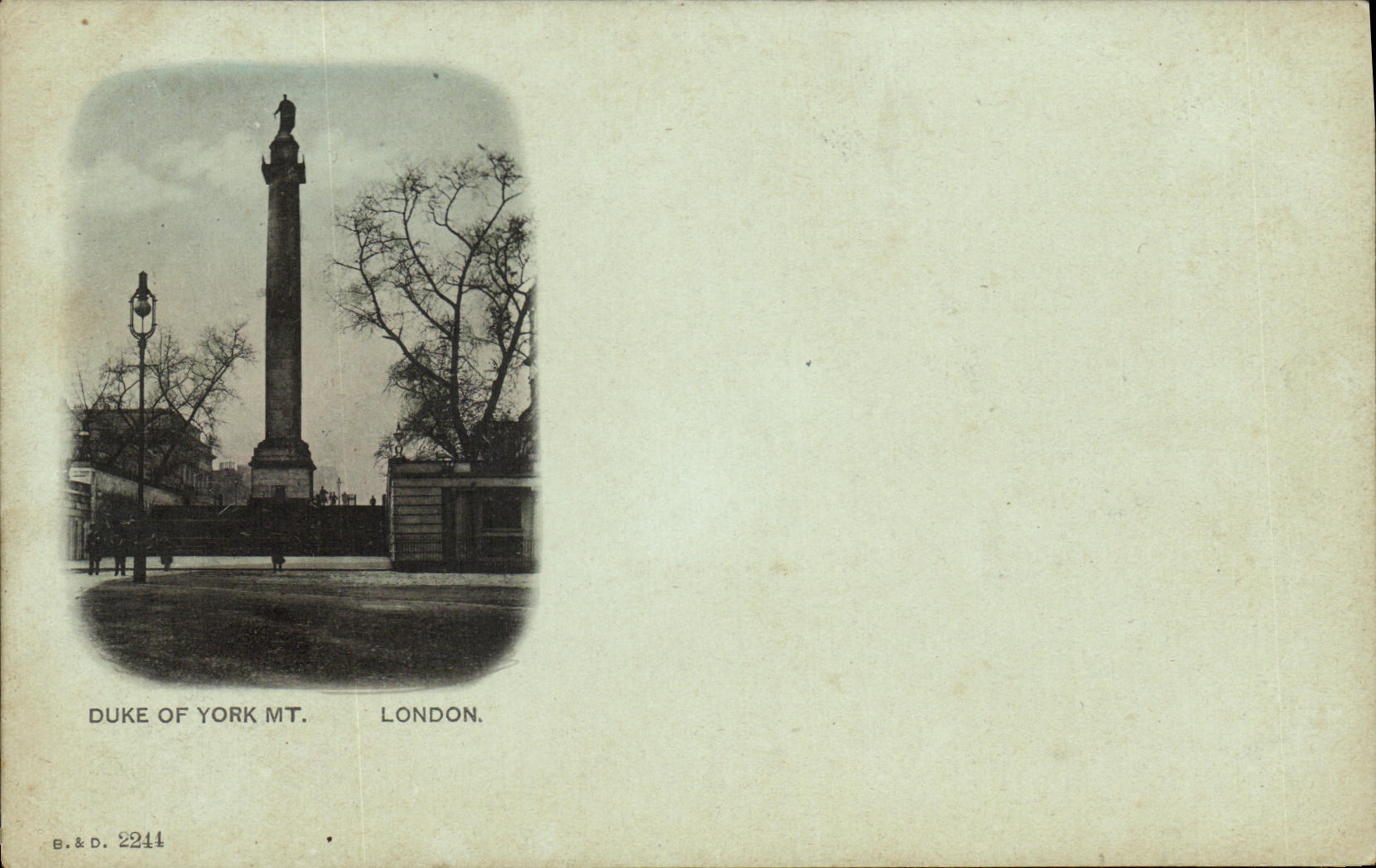VINTAGE POSTCARD London Duke Off York MT