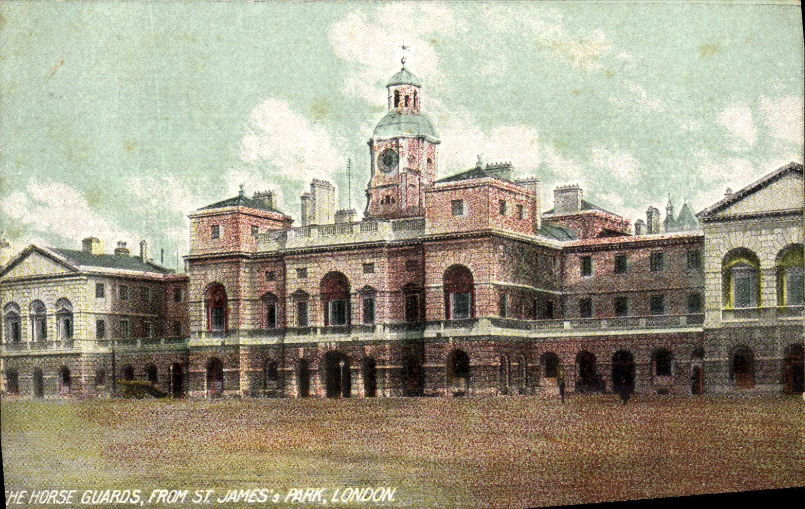 CPA London The horse guards from St James park
