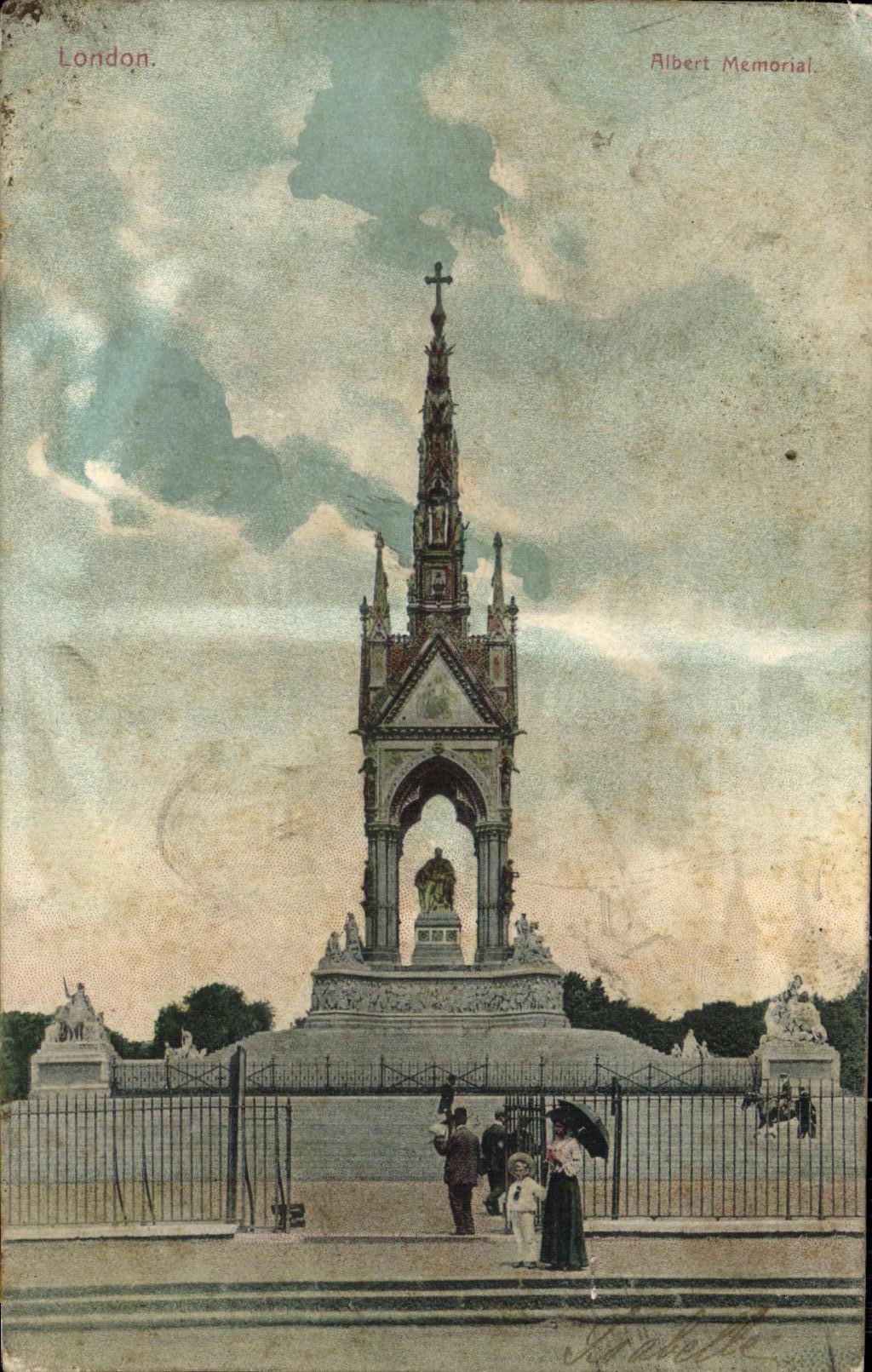 CPA London Albert Memorial