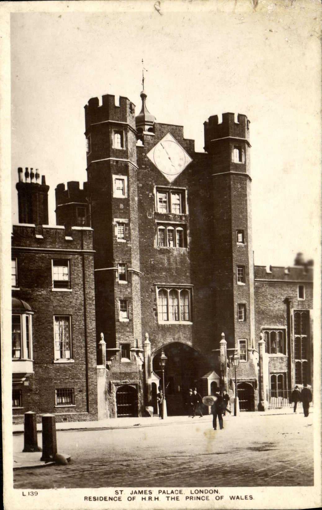 CPA St James Palace London Residence of the Hrh The Prince of Wales