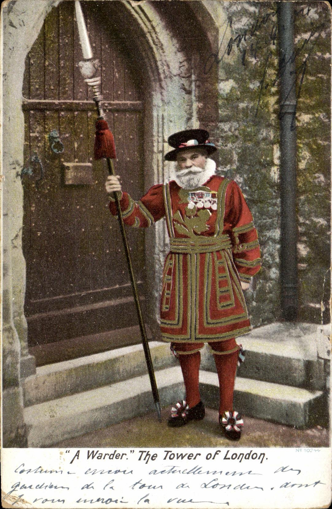 CPA London A Warder The Tower of London 