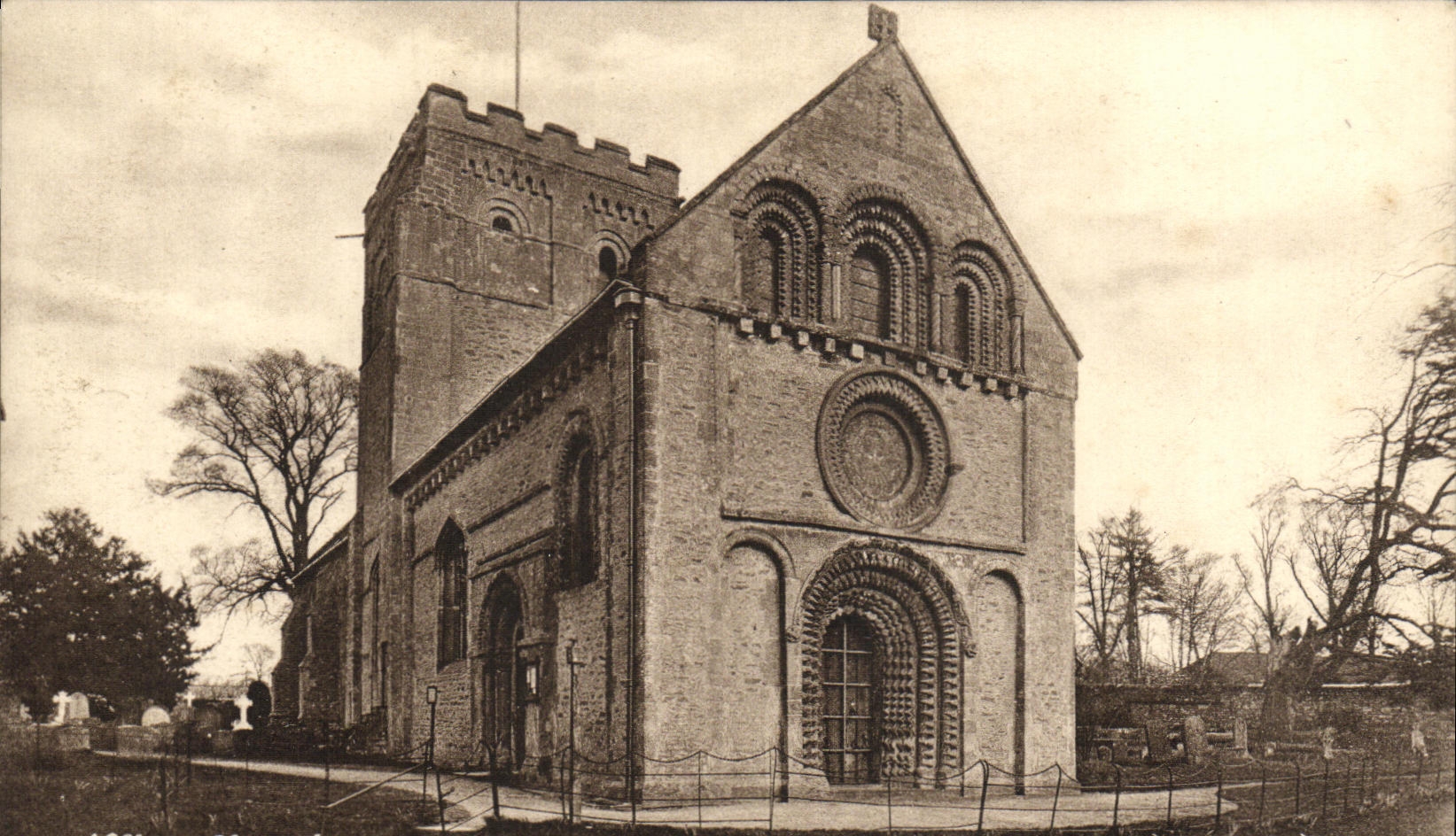 VINTAGE POSTCARD Iffley Church