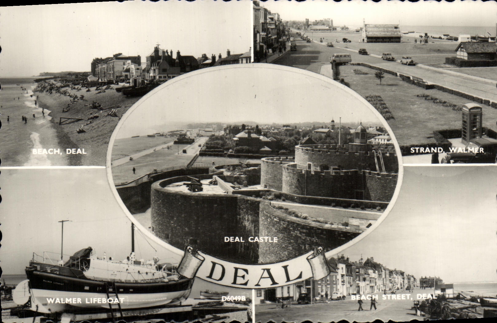 MODERN CARD Deal Beach Walmer Lifeboat