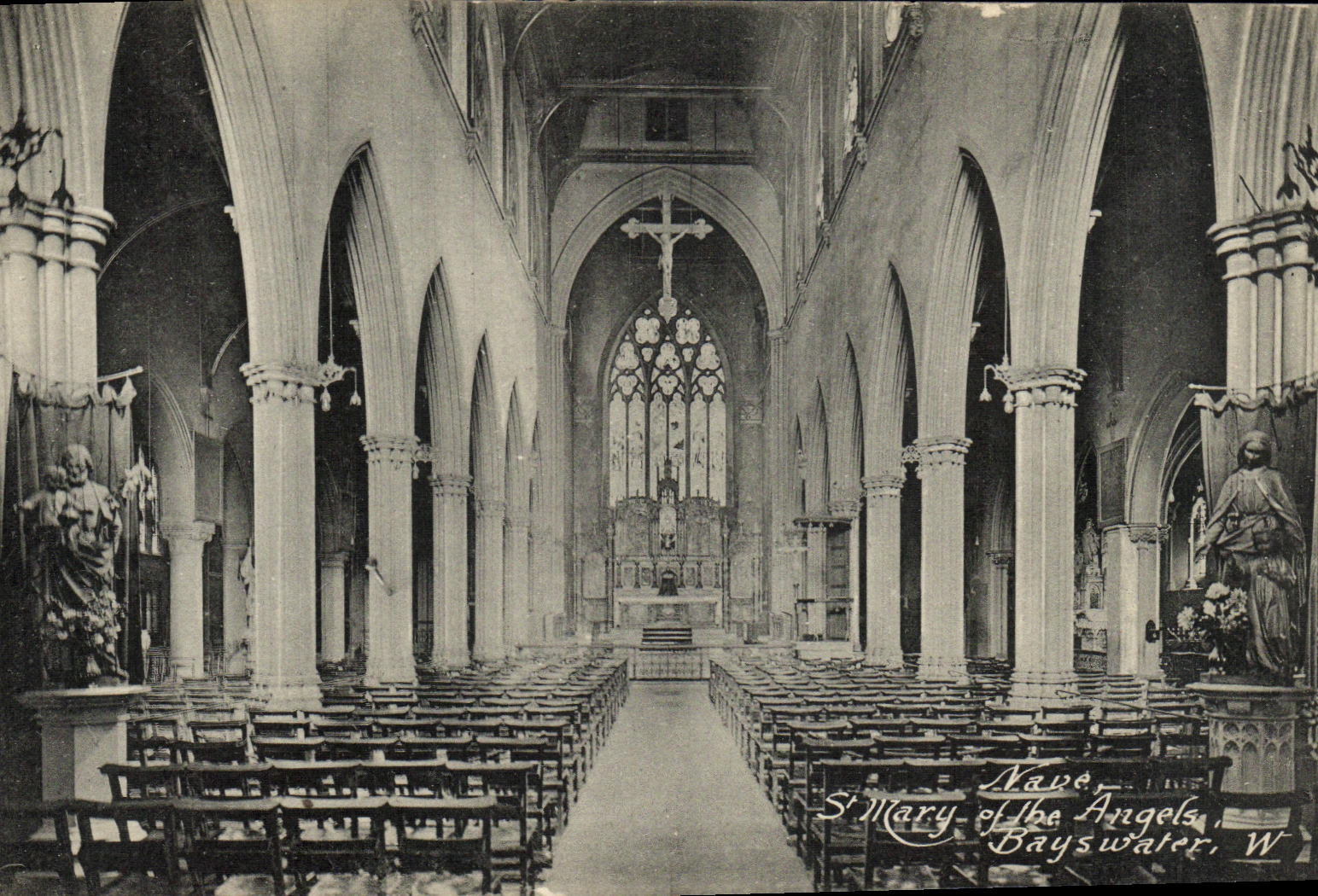 St Maria del cubo de la POSTAL de la VENDIMIA de los angeles Bayswater
