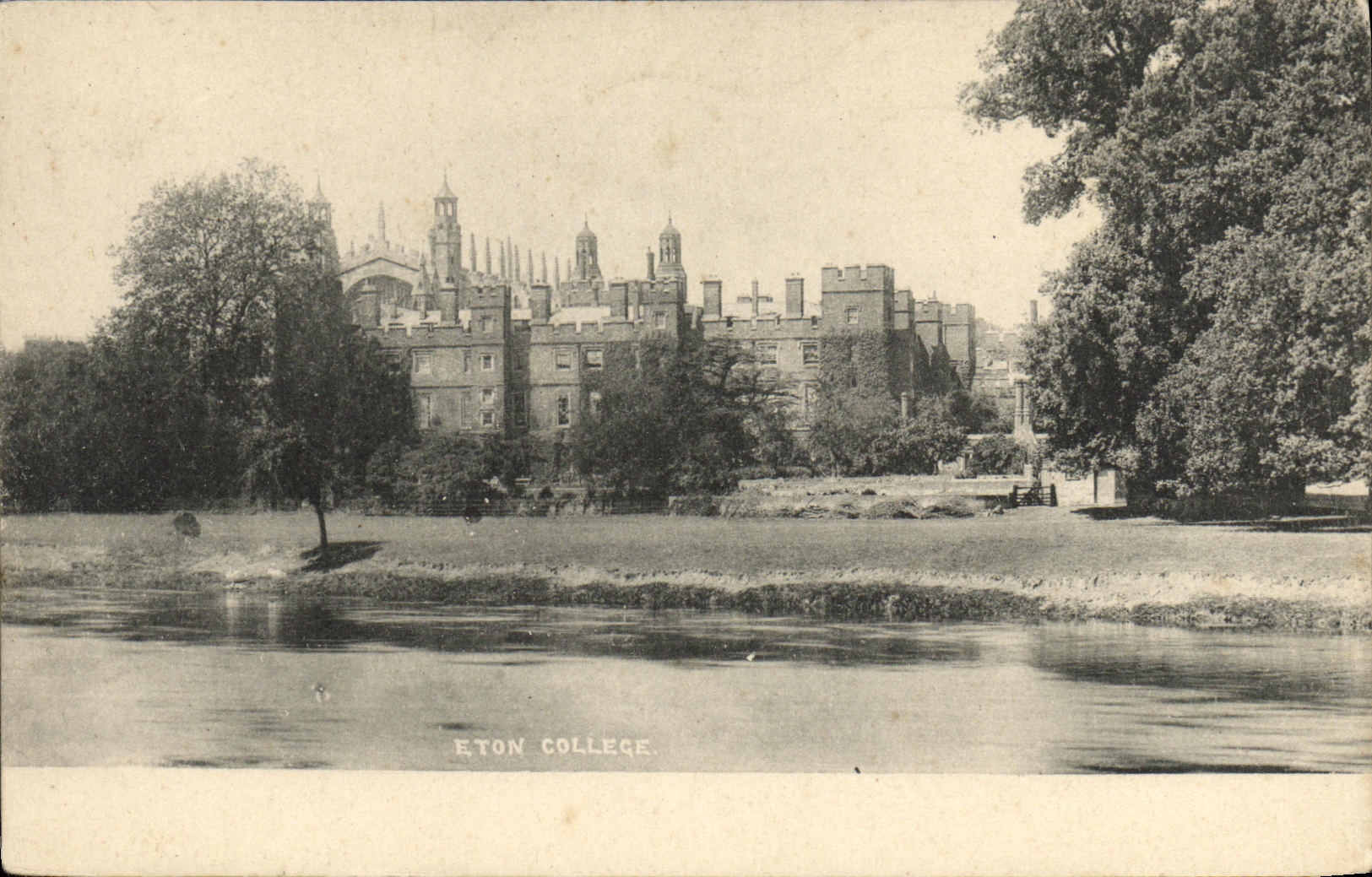 VINTAGE POSTCARD Eton College