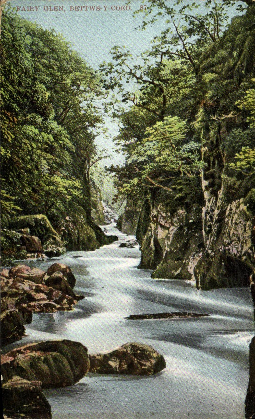 VINTAGE POSTCARD Fairy Olen Bettws there Coed