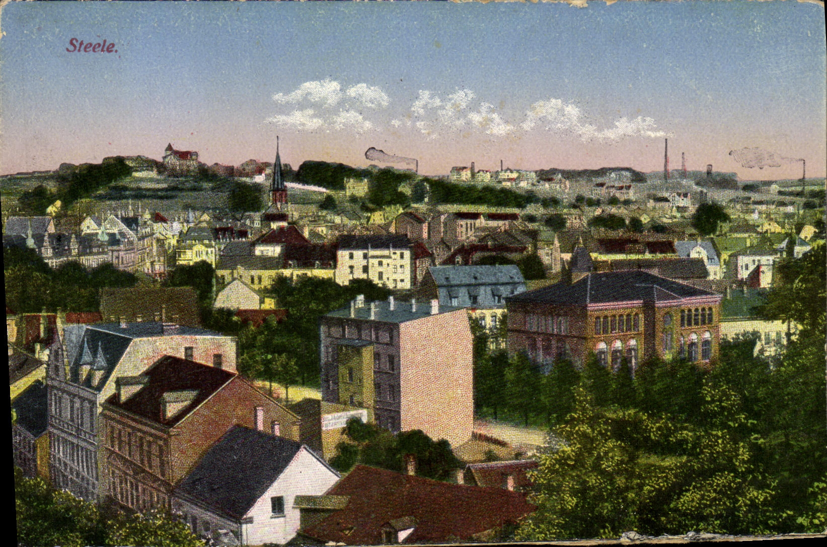 VINTAGE POSTCARD Steele