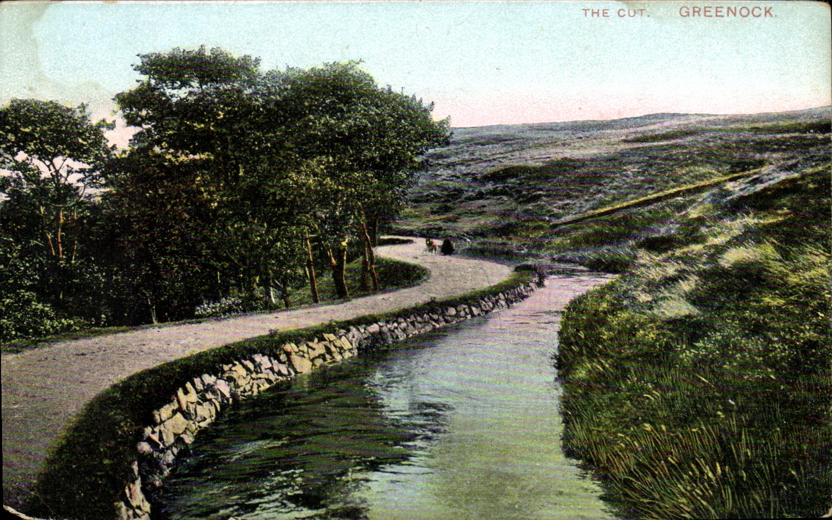 VINTAGE POSTCARD The Cut Greenock
