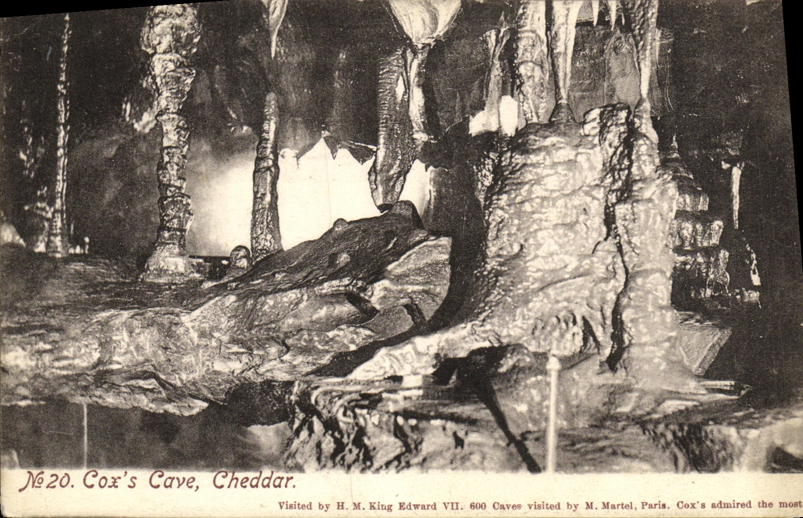 VINTAGE POSTCARD Cox S Undermines Cheddar