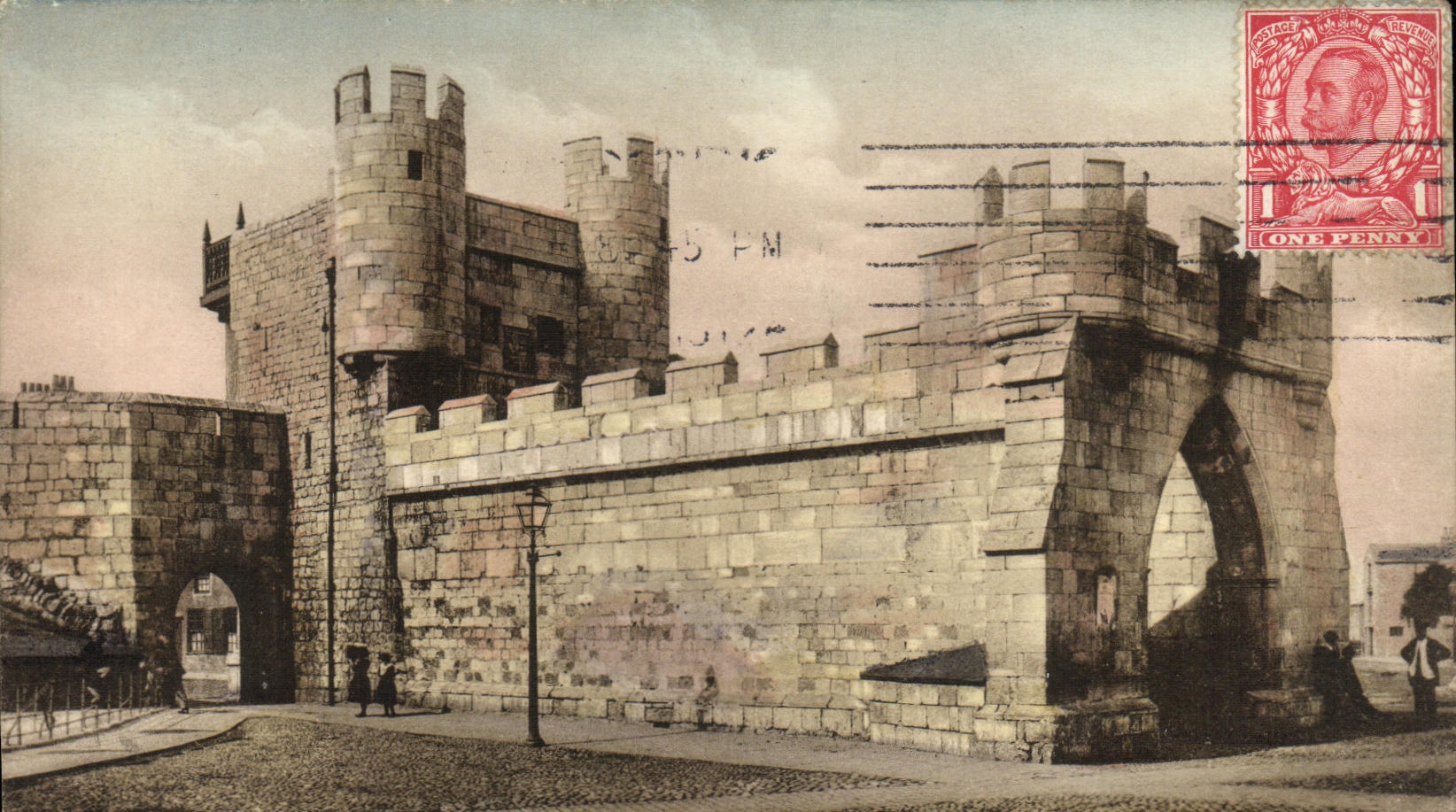 VINTAGE POSTCARD York Walingate Bar