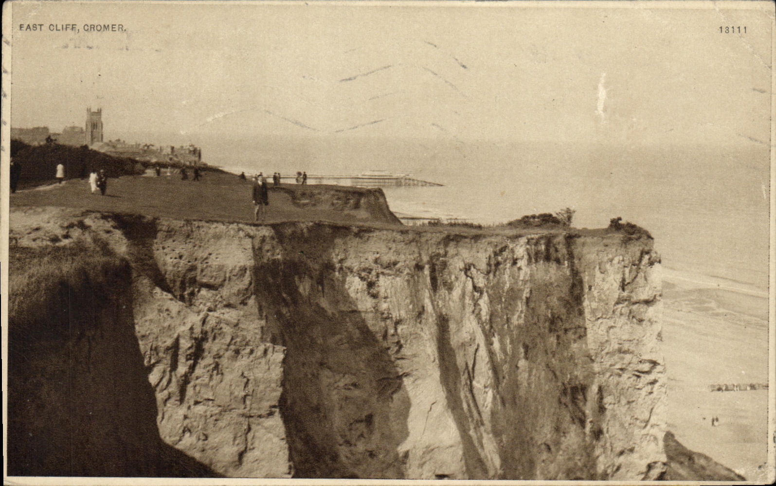 VINTAGE POSTCARD East Cliff Cromer