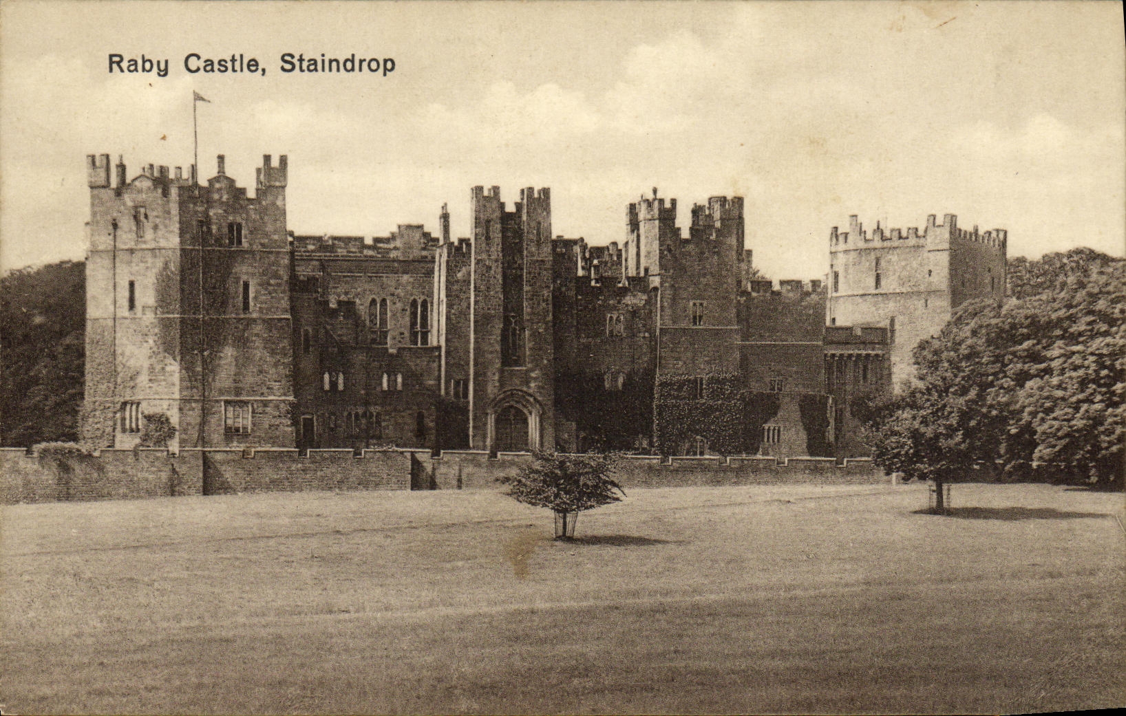 CPA Raby Castle Staindrop