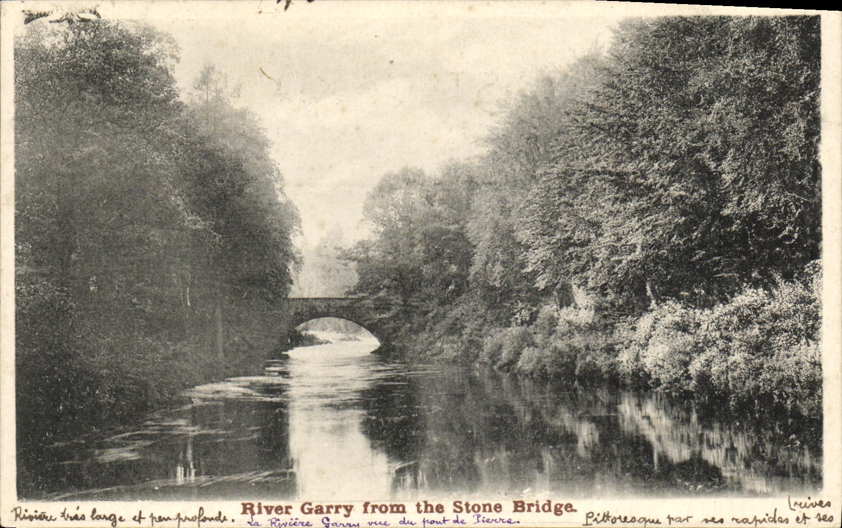 CPA River Garry from the Stone Bridge