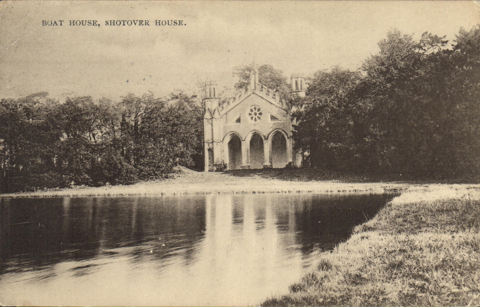 Casa de Shotover de la casa de barco de la POSTAL de la VENDIMIA