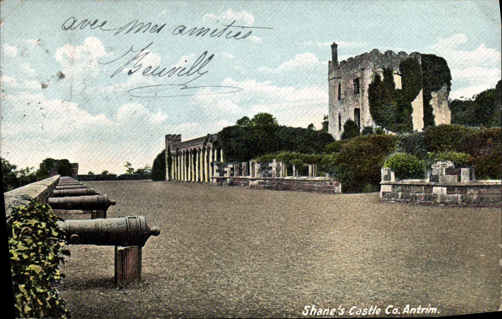 VINTAGE POSTCARD Shane S Castle Co Antrim