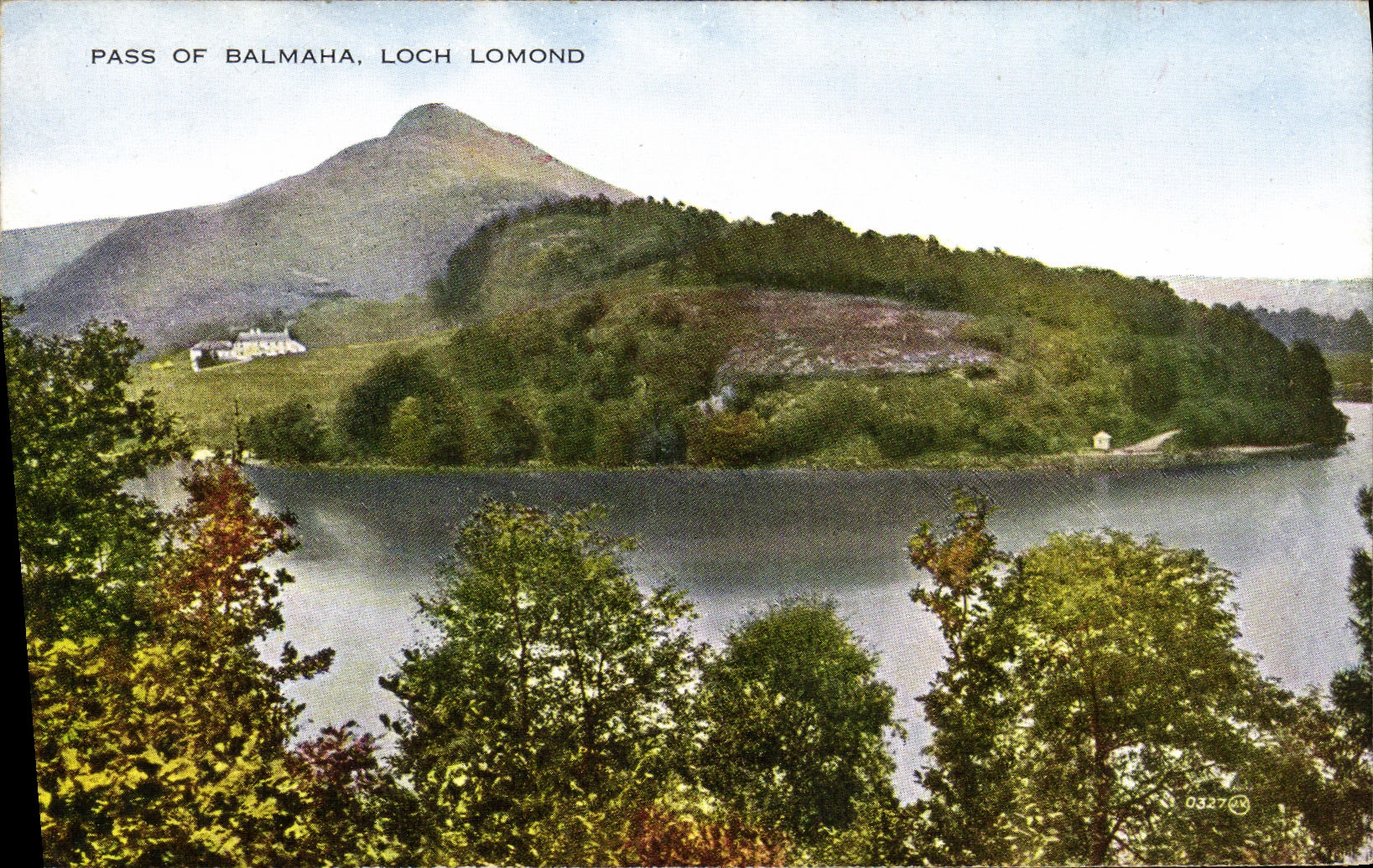 POSTAL de la VENDIMIA no del registro de Balmaha Lomond