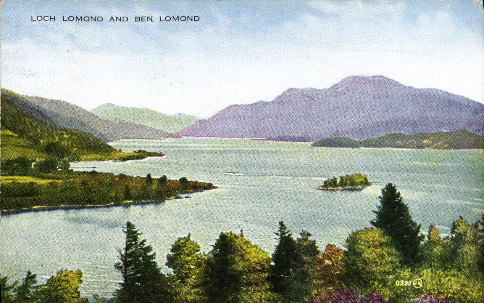 Registro Lomond y Ben Lomond de la POSTAL de la VENDIMIA