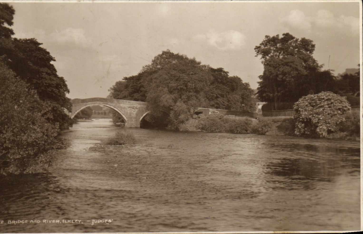 CPA Bridge and River Ilkley