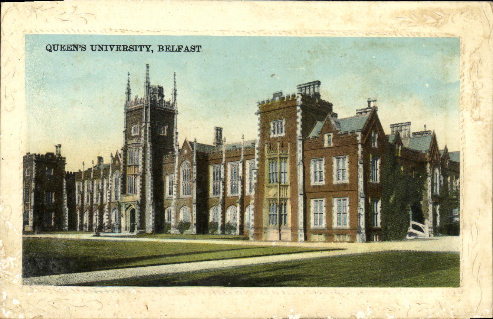 VINTAGE POSTCARD Queen S University Belfast