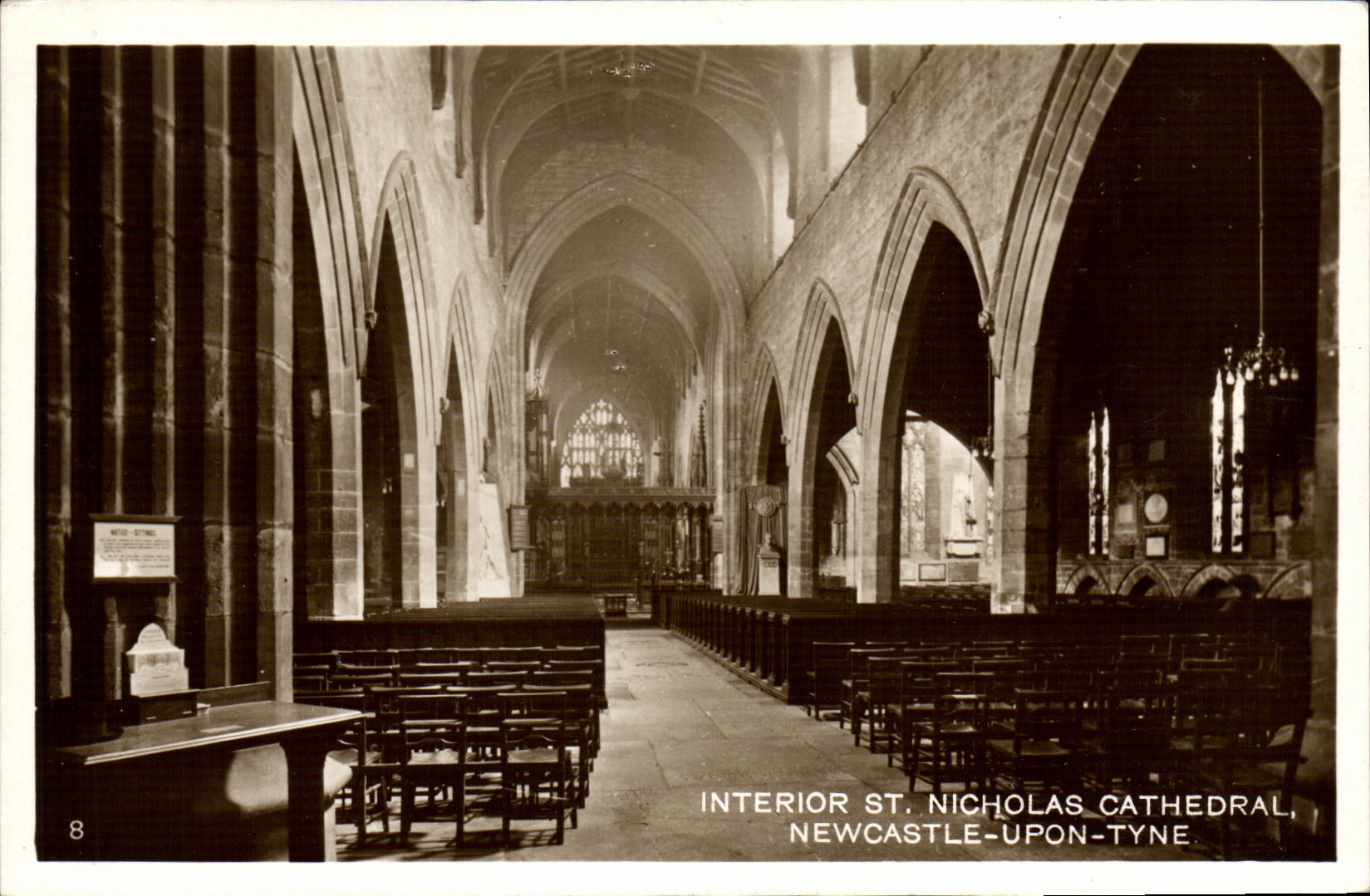 CPA Interior St Nicholas Cathderal Newcastle Upon Tyne