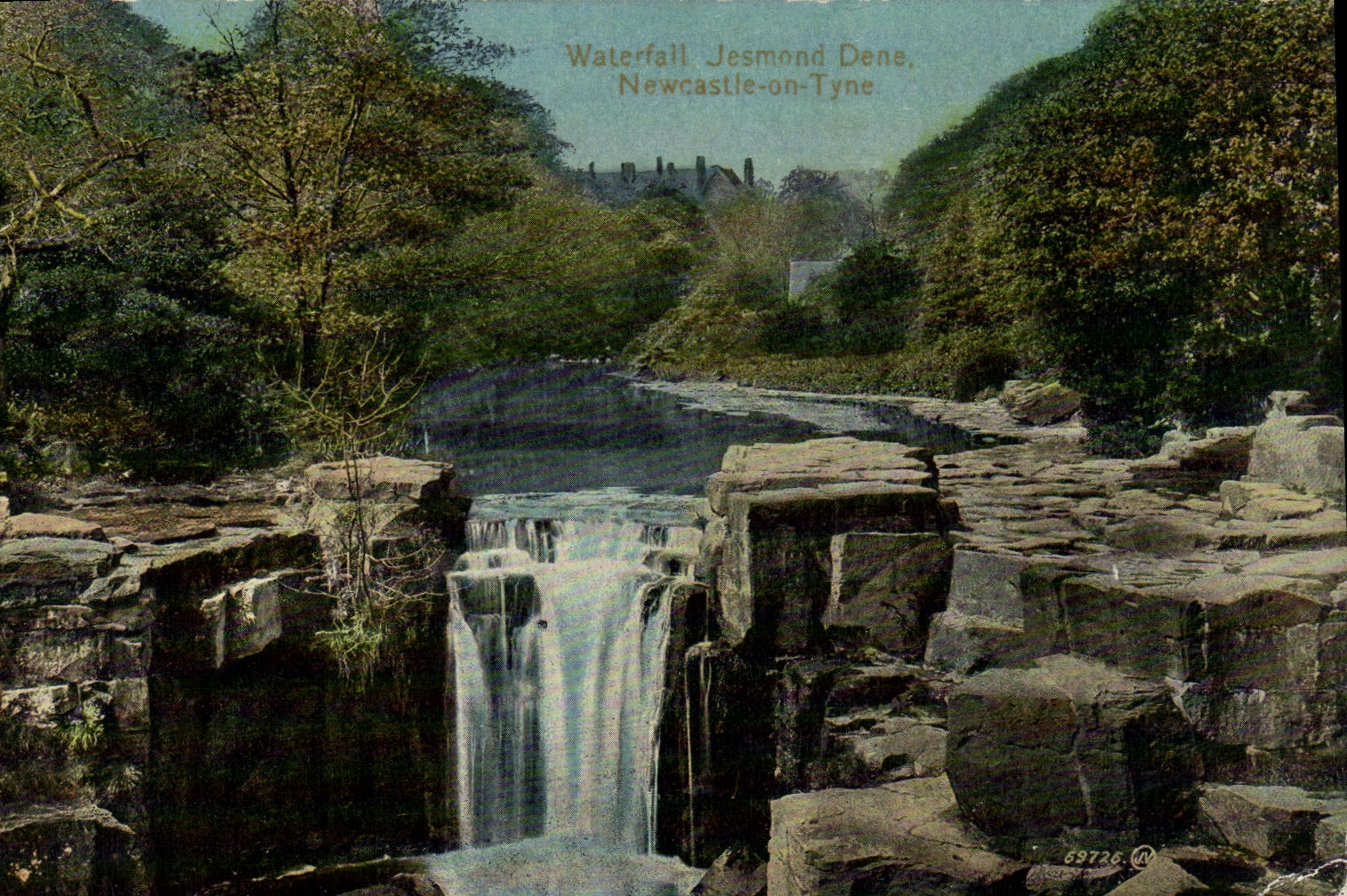 CPA Waterfall Jesmond Dene Newcastle on Tyne