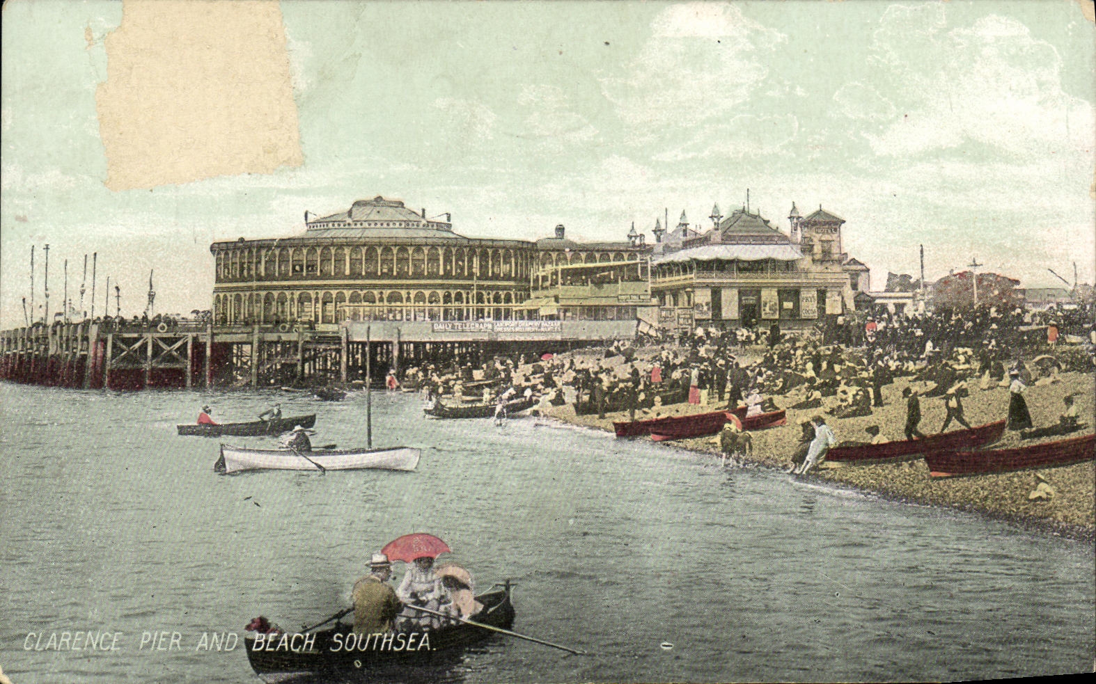 CPA Clarence Pier and Beach Southsea