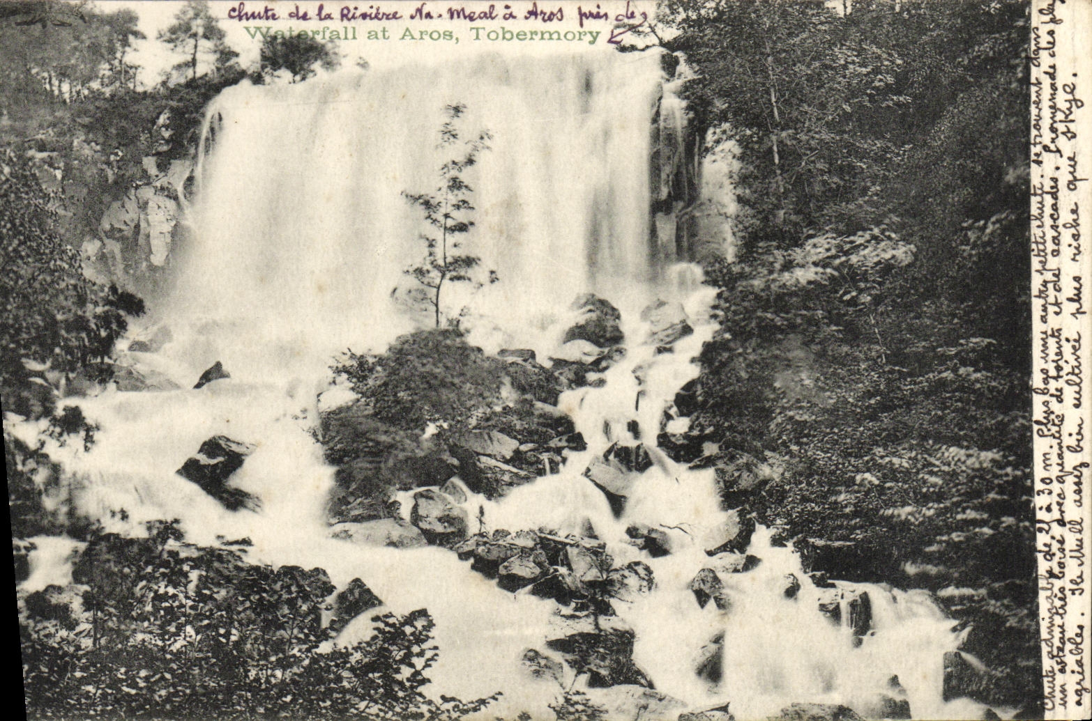 CPA Waterfall at Aros Tobermory